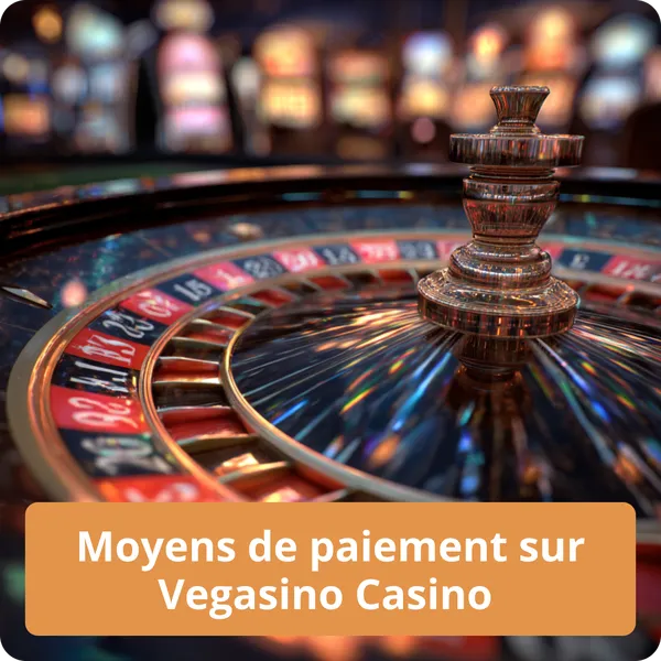 Moyens de paiement sur Vegasino Casino